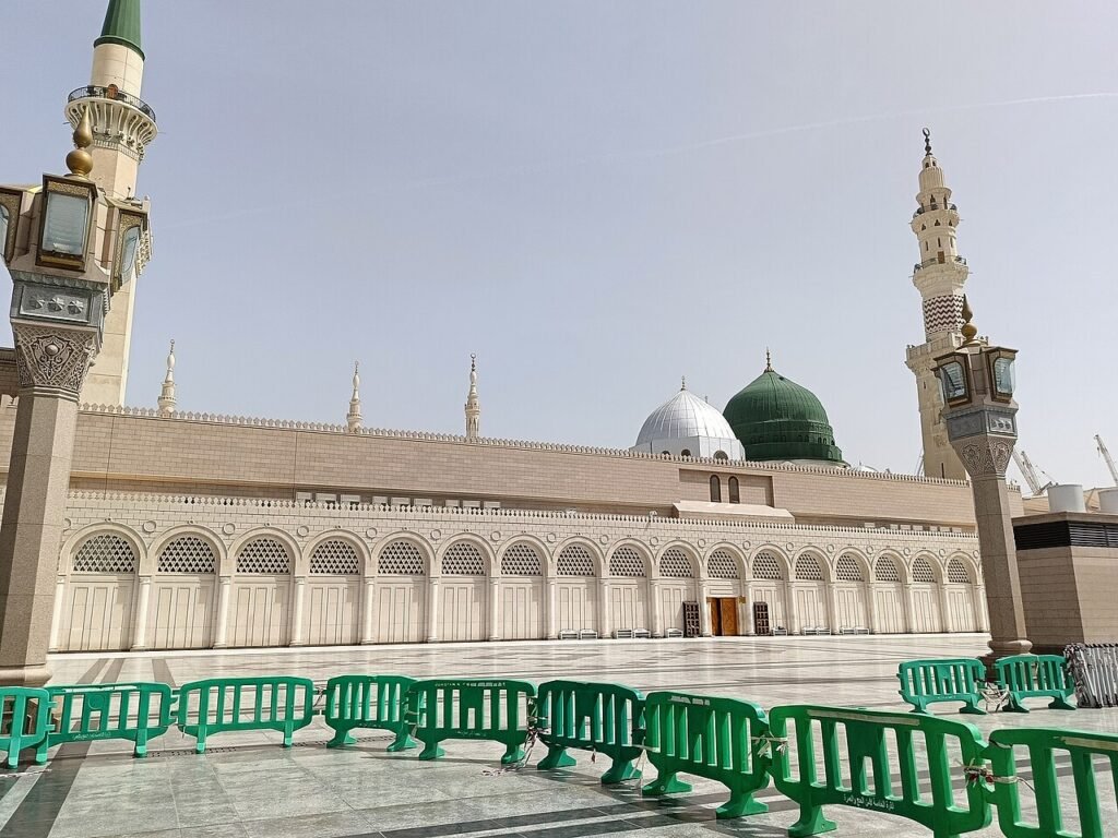 Worshippers at the Prophet’s Mosque in Madinah during Ramadan 2023